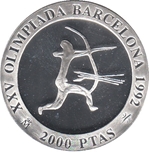 1992 2000 Ag S1 FDC ARQUERO PREHIS.