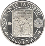 1993 XACOBEO 2000Pts  PEREGRINOS ALEMANES