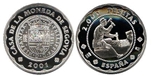 2001 CECA SEGOVIA 8 REALES ACUÑACION A MARTILLO