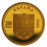 2004 ISABEL I 200 EUROS ORO