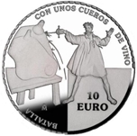 2005 QUIJOTE 10 EUROS CUEROS DE VINOS