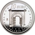 2007 V ANIV.EURO 10 EUROS PORTICO AG