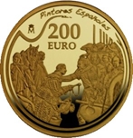 2008 PINTURA - VELAZQUEZ 200 EUROS ORO