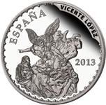 2013 TESOROS MUSEOS 10 Euros VICENTE LOPEZ