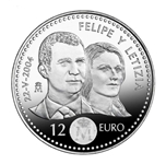 2004 ESPAÑA 12 EUROS BODA REAL S/C