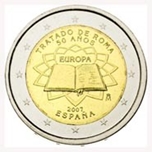 2007 ESPAÑA 2 EUROS TRATADO DE ROMA