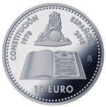 2018 10 EUROS 40 ANIV. CONSTITUCION