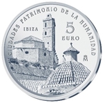 2015 CIUDADES PATRIMONIO IBIZA 5 EUROS