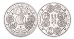 2017 HISTORIA DEL DOLAR 300 Euros - 1 KILO PLATA