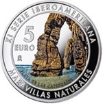 2017 XI IBERORAMERICA 5 Euros MARAVILLAS NATURALES