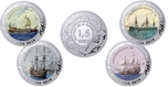 2019 HISTORIA NAVEGACION 1 1/2 EUROS - 4 piezas 4ª ENTREGA