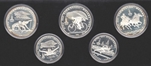 1978 RUSIA JJOO ESTUCHE 5 PIEZAS