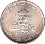 1978 VATICANO 500 LIRAS SEDE VACANTE