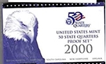 2000 EEUU SET QUARTERS SAN FRANCISCO  5 piezas PROOF