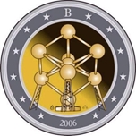 2006 BELGICA 2 EUROS  ATOMIUM