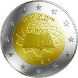 2007 IRLANDA 2 EUROS TRATADO ROMA