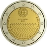 2008 PORTUGAL 2 EUROS DCHOS HUMANOS