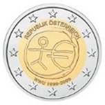 2009 AUSTRIA 2 EUROS X Aniv. EMU
