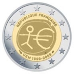 2009 FRANCIA 2 EUROS X Aniv. EMU
