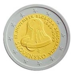 2009 ESLOVAQUIA 2 EUROS 17-NOVIEMBRE
