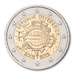 2012 AUSTRIA 2 EUROS X Aniv. EURO