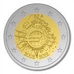 2012 BELGICA 2 EUROS X Aniv. EURO
