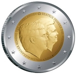 2014 HOLANDA 2 EUROS DOBLE RETRATO