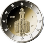 2015 ALEMANIA 2 EUROS IGLESIA SAN PABLO