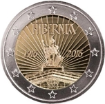 2016 IRLANDA 2 EUROS ALZAMIENTO DE PASCUA