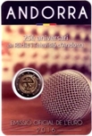 2016 ANDORRA 2 EUROS RADIO Y TELEVISION ANDORRANAS