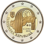 2018 ESLOVAQUIA 2 EUROS REPUBLICA