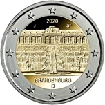 2020 ALEMANIA 2 EUROS BRANDENBURGO - PALACIO SANSSOUCI