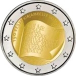 2022 ESTONIA 2 EUROS SOCIEDAD DE LITERATURA