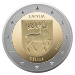 2025 LETONIA 2 EUROS REGION SELIJA