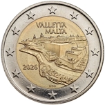 2026 MALTA 2 EUROS VALLETTA