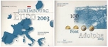 2003 LUXEMBURGO SET 8p OFICIAL PUENTE