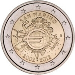 2012 SAN MARINO 2 EUROS X ANIV.del EURO