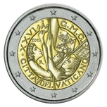 2011 VATICANO 2 EUROS DIA MUNDIAL JUVENTUD