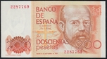1980/09/16  200 PTAS SIN SERIE CLARIN. Ord.Cat.87