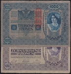 AUSTRIA LOTE 2 BILLETES. Ord.Cat.10