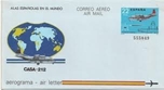 1983 AEROGRAMAS  Avión CASA 2 Valores