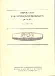 PELLICER, REPERTORIO METROLOGICO ANTIGUO