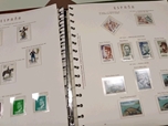 ALBUM + SELLOS ESPAÑA 1977 a 1985 + HOJAS OLEGARIO